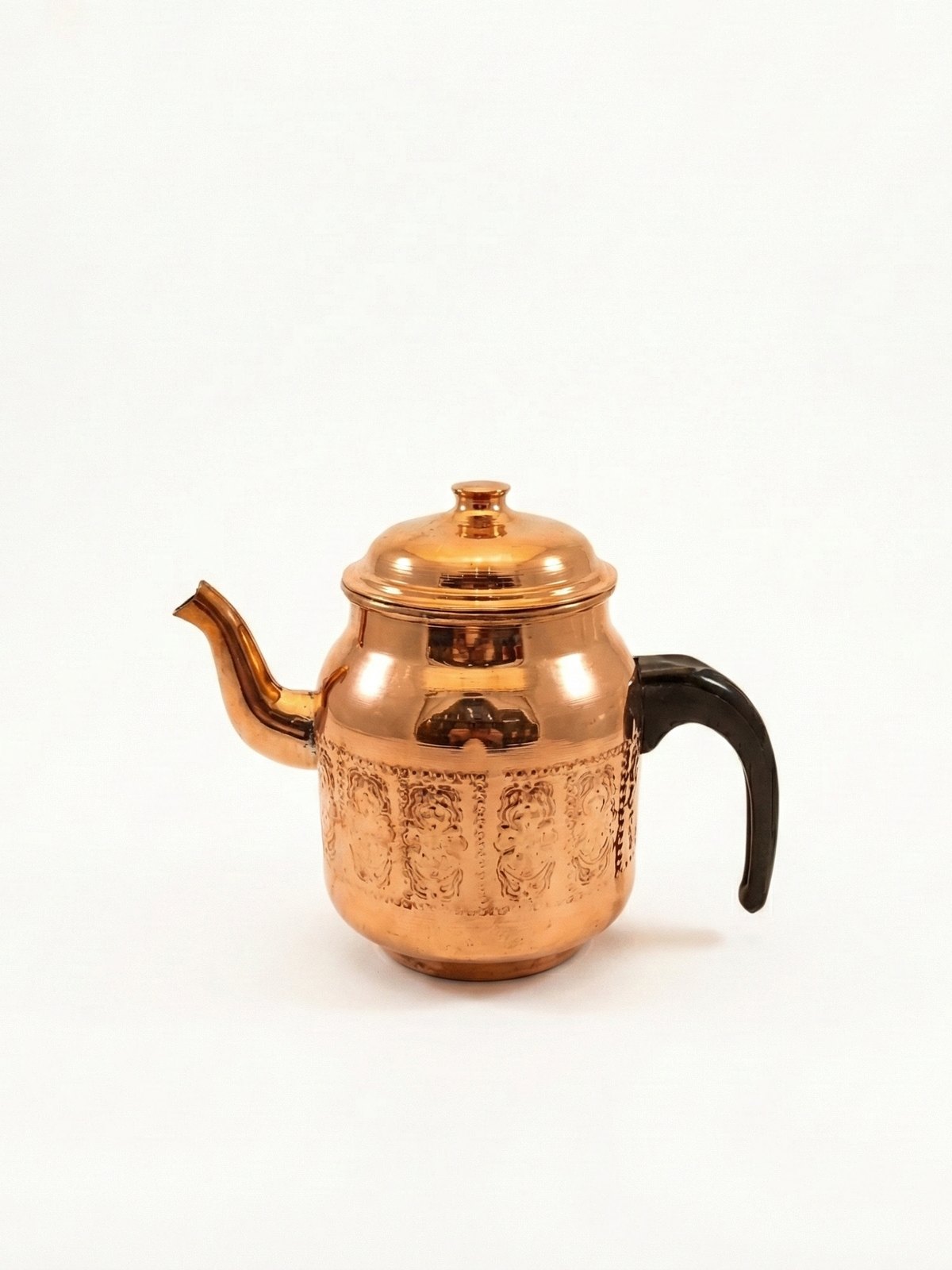 Bakır Semaver Demliği 1,4 Litre (Kahveci Demliği)